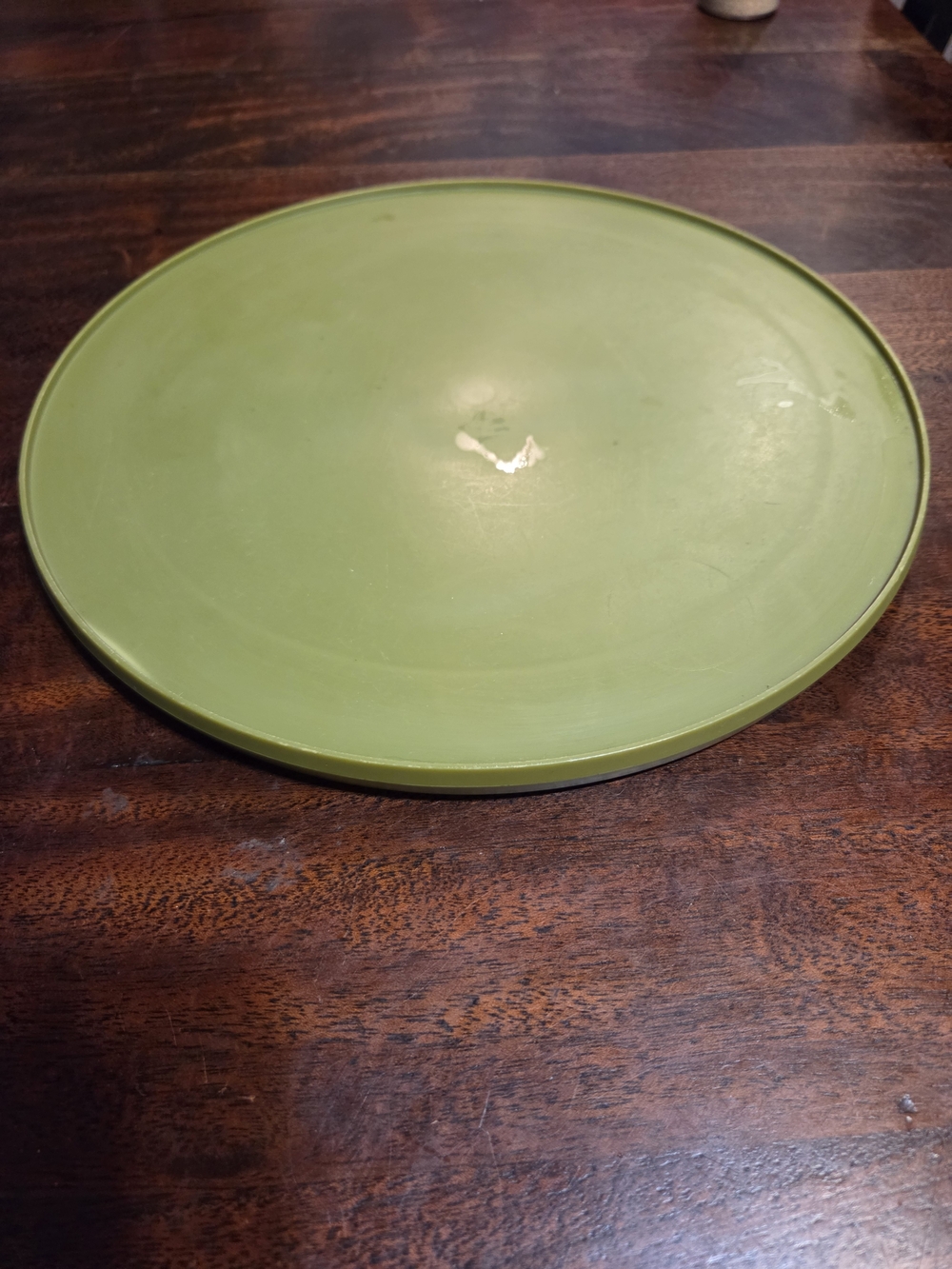 MCM Avocado Green Plastic Rubbermaid Turn Table Lazy Susen